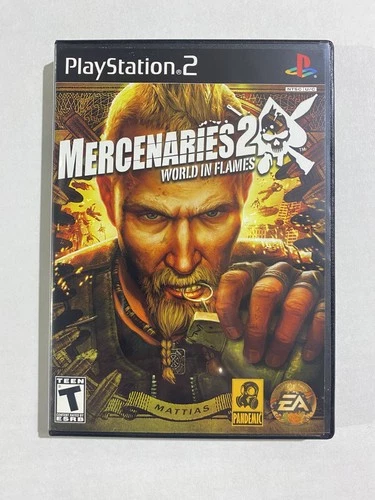 Mercenaries 2: World in Flames (PlayStation 2 PS2) CIB Tested Free Shipping