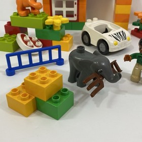 LEGO Duplo 6136 My First Zoo Animals Complete Giraffe Elephant Tiger Polar Bear