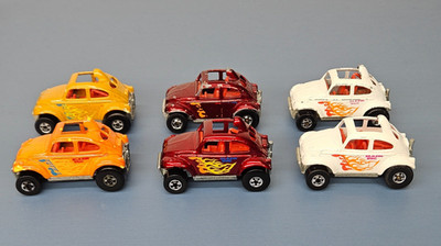 VTG Hot Wheels 1983 Volkswagen Blazin Bug Lot ALL 6. Nice small collection