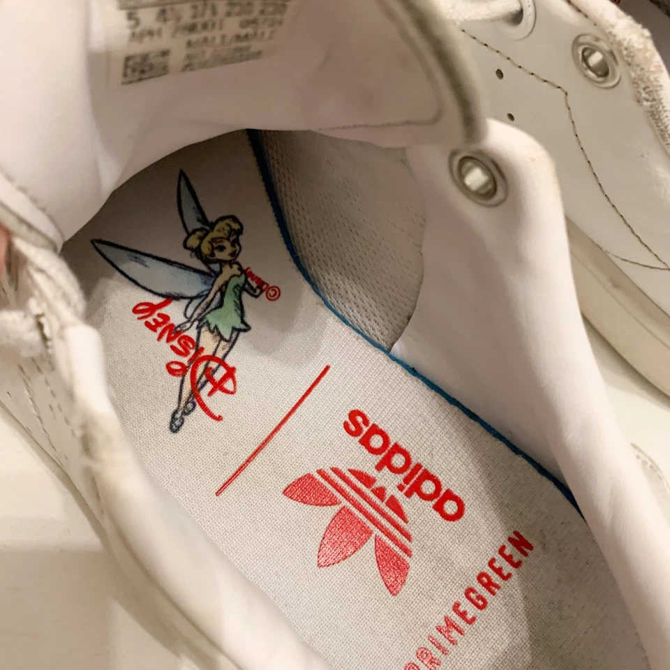 Adidas Stan Smith Collab Disney Tinker Bell Peter Pan Tenis Niños Grandes 5 Mujeres 6 Foto 4 de 4