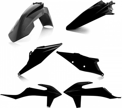 Acerbis KTM Plastic Kit-XC 250/300 TPI-2020-2022-Black