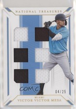 2019 Panini National Treasures Holo Gold 4/25 Victor Victor Mesa #GGMS-VM 00v4