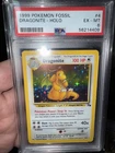 1999 POKEMON FOSSIL HOLO #4 DRAGONITE PSA 6