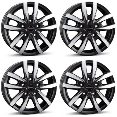 4 Borbet CW5 6.5x16 ET66 5x130 SWMP wheels for Renault Master
