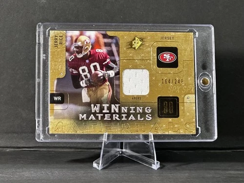 Jerry Rice 2009 SPx Winning Materials SF 49ers Patch Game Worn Used /249 SP