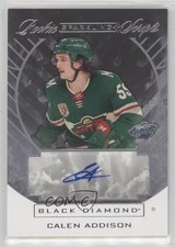 2021-22 Upper Deck Black Diamond Sparkling Rookie Scripts Calen Addison Auto 0c3