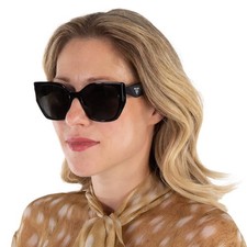 Prada Grey Butterfly Ladies Sunglasses PR 19ZS 1AB5S0 55 PR 19ZS 1AB5S0 55