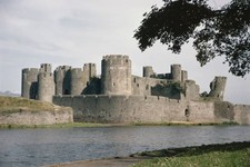 Caerphilly Castle View From The South West Of Caerphilly Castle A - Old Photo