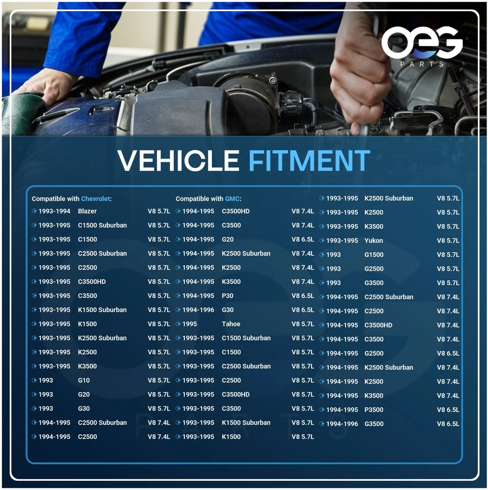 New Alternator For GMC K3500 V8 5.7L 93-95 400-12427 7861N-180A - Image 4 of 4