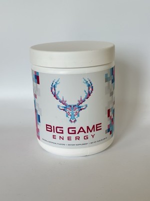 Bucked Up Big Game Energy Cotton Candy Pre-Workout 10.65oz New Sealed 07/25