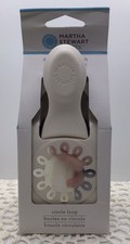 Martha Stewart Crafts Paper Circle Loop Double Punch New In Box
