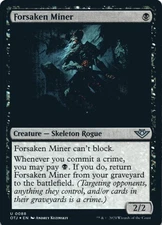 MTG Forsaken Miner Foil NM Outlaws of Thunder Junction Magic 88