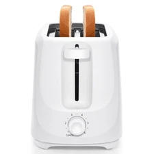 Mainstays 2-Slice Toaster with 6 Shade Settings and Removable Crumb Tray