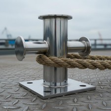Borne croisée borne de quai antirouille miroir - polie pour marina