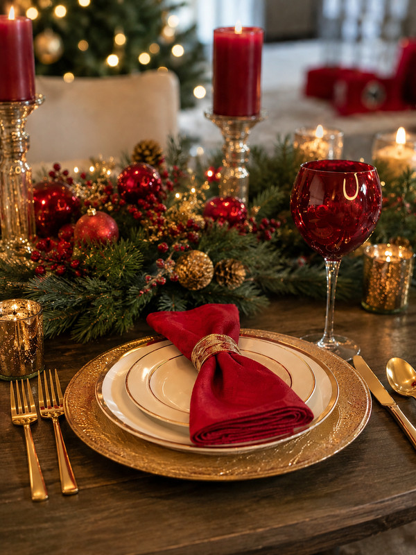 Set of 4 Lenox Holiday Gems ruby red wine glasses 8 7/8" balloon
