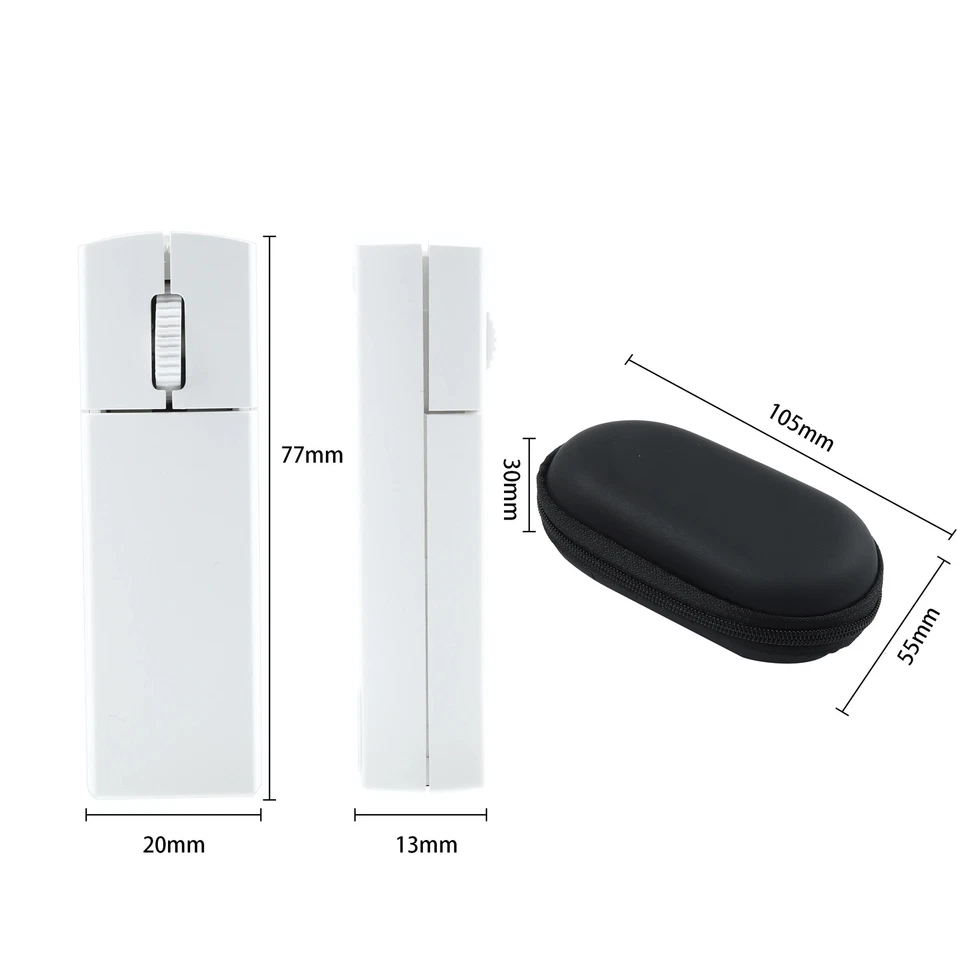 Mini Wireless Three Mode Mouse 2.4G Bluetooth High-Precision Portable Optical - Image 2 of 4