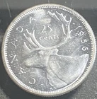 1956 Brilliant Uncirculated Canadian Silver 25 Cent ~ L@@K No Reserve Listing