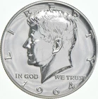 1964 Kennedy Half Dollar Proof Transitional Type 1 Straight G Reverse *4408