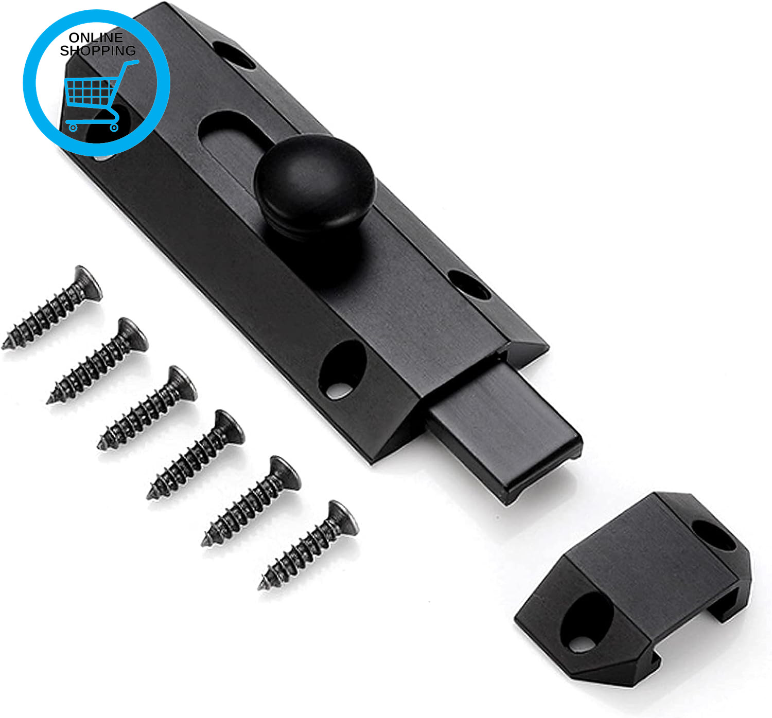 1Pc Thick Pure Brass Slide Barrel Door Bolt Heavy Duty Gate Security Lock Latch