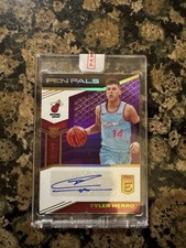 2019-20 Donrus Pen Pals Tyler Herro Rookie Autograph Purple /25 Miami Heat