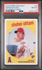 2018 Topps Archives Shohei Ohtani Pitching Stance #50 Rookie Card PSA 8 NM-MINT