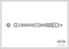 Flexible de frein Mercedes 407