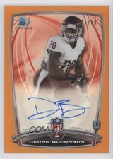 2014 Bowman Rookie Chrome Refractor Orange Border 41/50 Deone Bucannon Auto 10k8