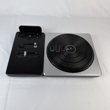 DJ Hero Xbox 360 Wireless Turntable Controller Missing Battery Cover Tested
