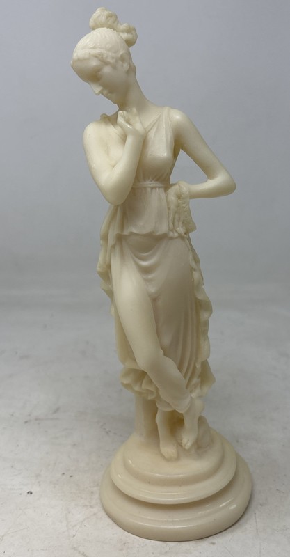Attractive Composite Resin Statue of Greek Goddess Koph 25cm Tall, photo 1 of 10