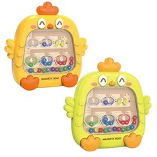 1pc Children's Magnetic Maze Toy with Chicken Design for Boys Girls Ages 4 