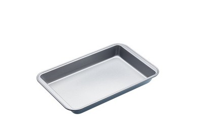 Backform Antihaft Stahl 20,1x31,4x3,5 cm KitchenCraft Silber Bratform