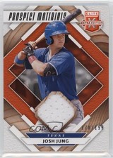 2020 Panini Elite Extra Edition Prospect Materials Orange 178/199 Josh Jung 14mh