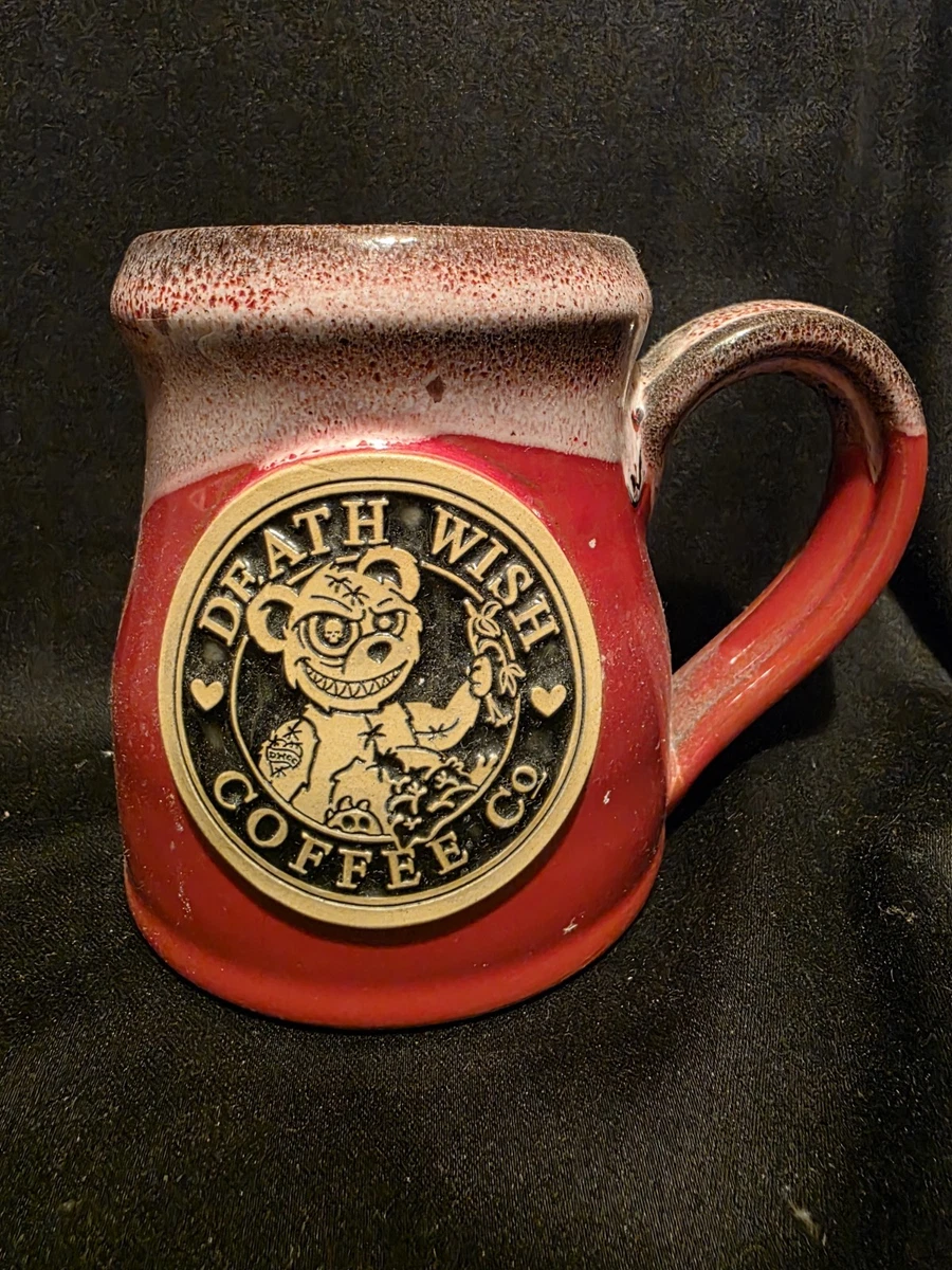 Death Wish Coffee Deady Teddy Bear Mug 2567/5000 Valentines Day 2017 | eBay
