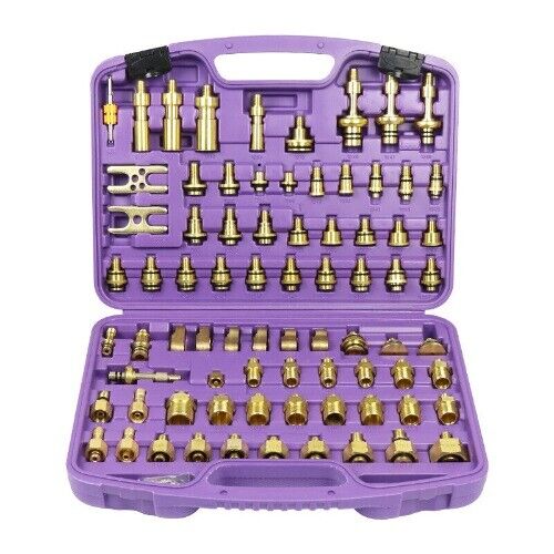 Car Air Conditioning Leak Detection Plug Pure Copper Car Leak Detection Tool Set - Foto 1 di 6