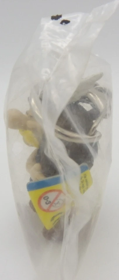 Nuevo Sellado Astérix Holding Jabalí Llavero PVC Juguete Plastoy Goscinny Uderzo 2002 Foto 3 de 3