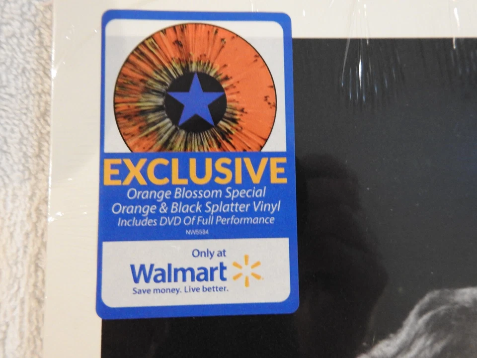 Merle Haggard "Live from Austin TX" BRAND NEW Orange & Black Splatter Vinyl DVD - Image 2 of 4