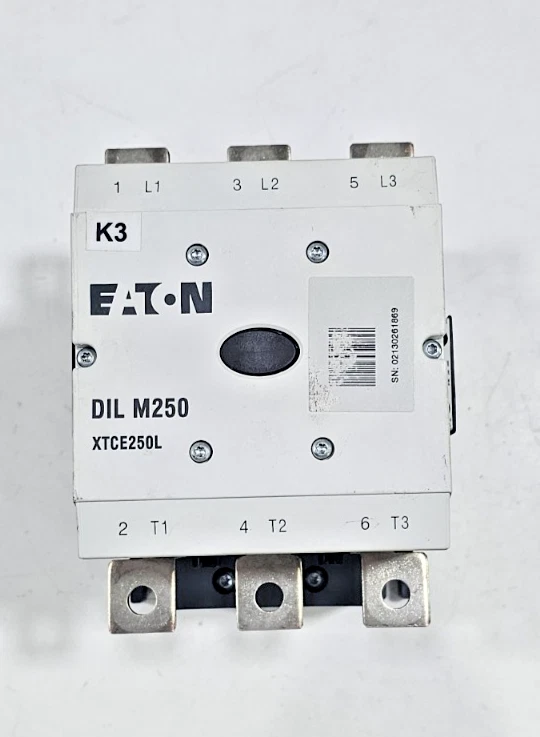 EATON XTCE250L Used Working Motor Control Contactor