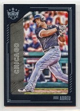 2021 Diamond Kings Blue Framed Baseball - #161 - Jose Abreu - Chicago White Sox