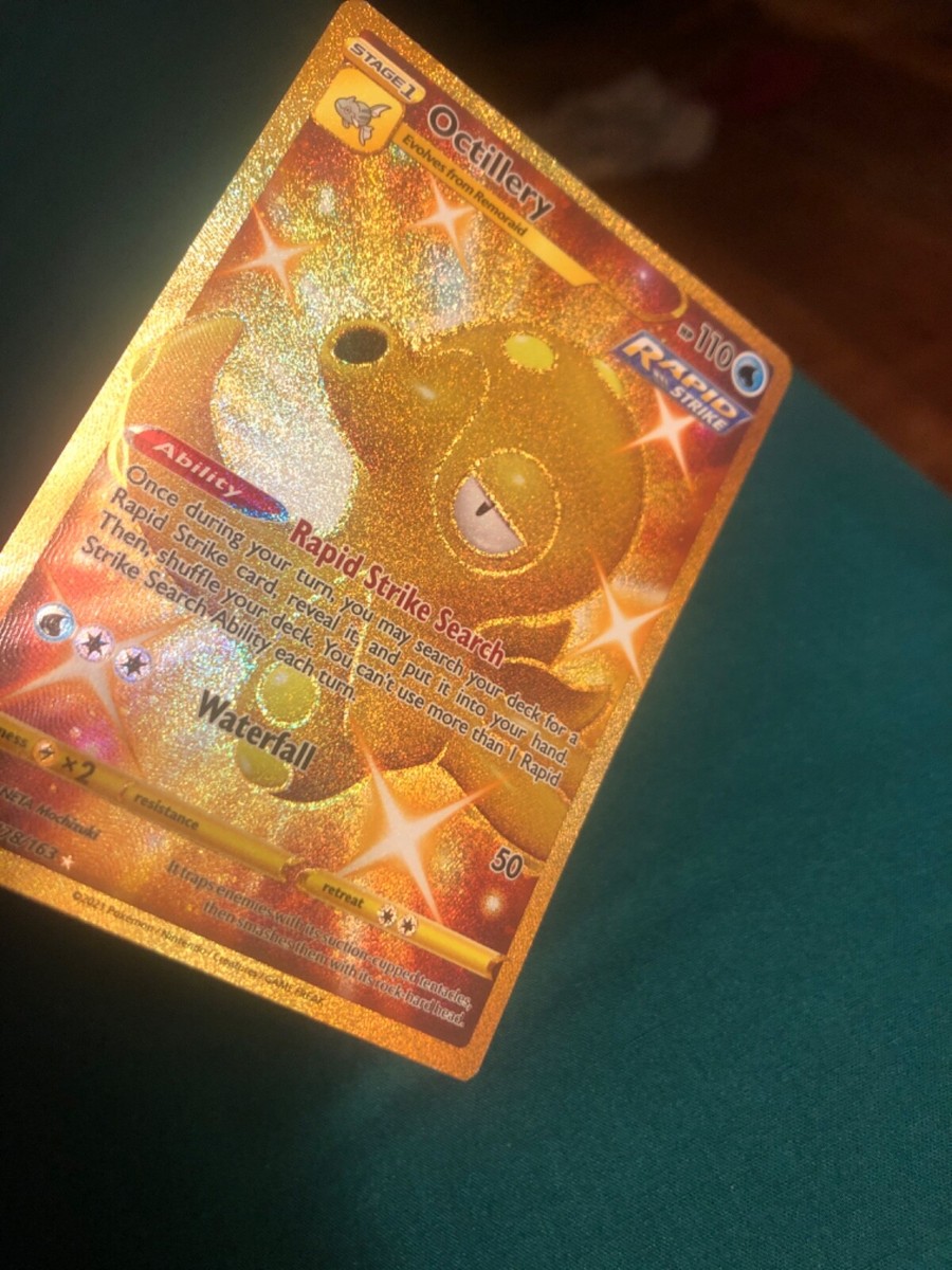 octillery pokemon card value rapid strike Octillery 037/163 Battle Styles - Rare - Evolution Pokemon Card Lot main image 1