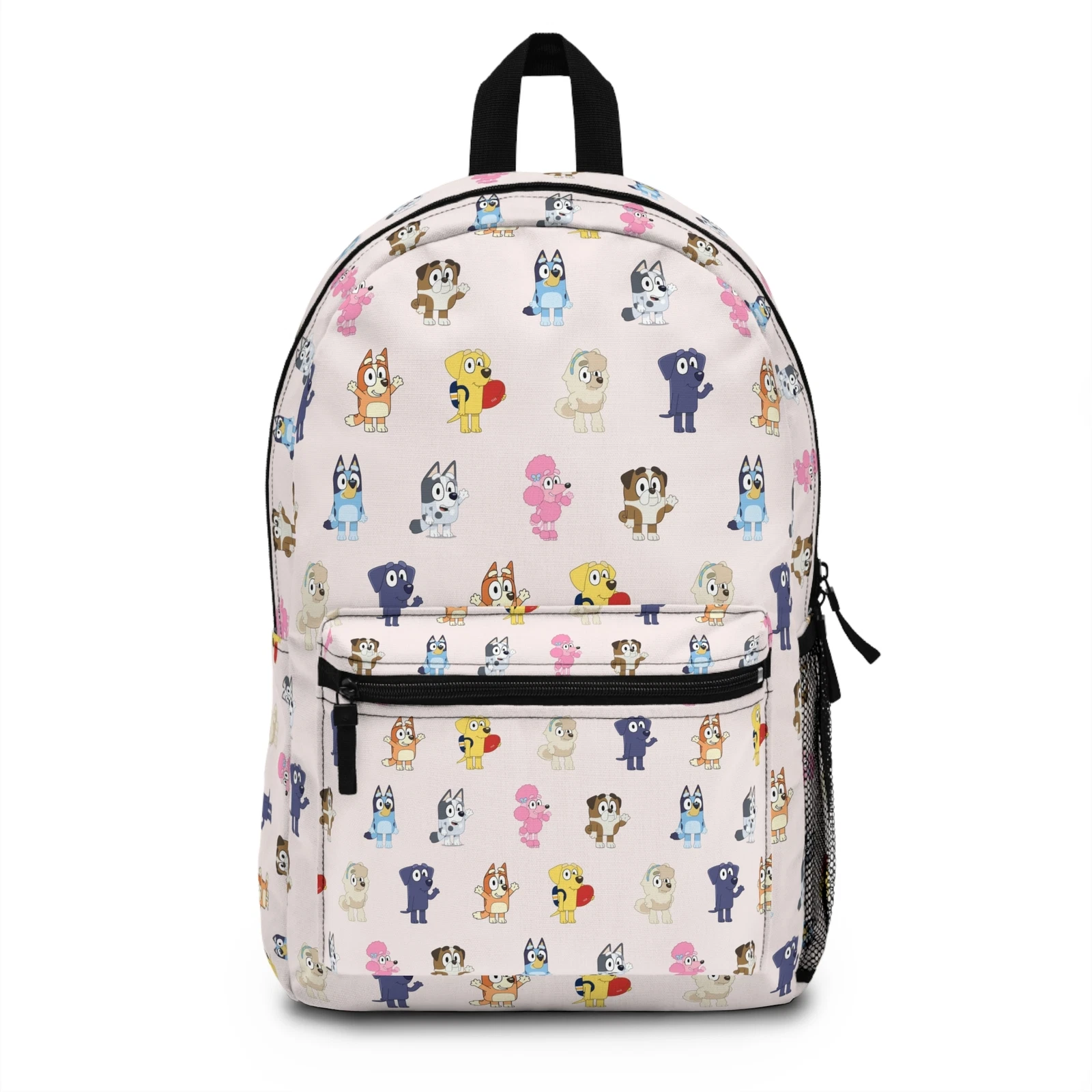 BlueyDad And Friends Backpack, BlueyDad Backpack, Kid Cartoon Backpack, Back To School