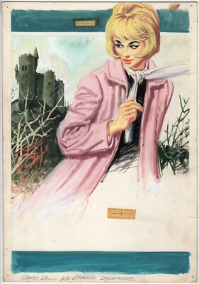 FLORIANO SKETCHES - ORIGINAL COVER for REVES BLEUS