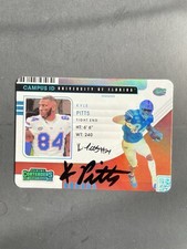 KYLE PITTS RC Signed Autograph Campus ID 2021 Contenders Draft Picks 17 FL GATOR