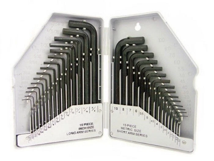 Short arm 2024 hex key set