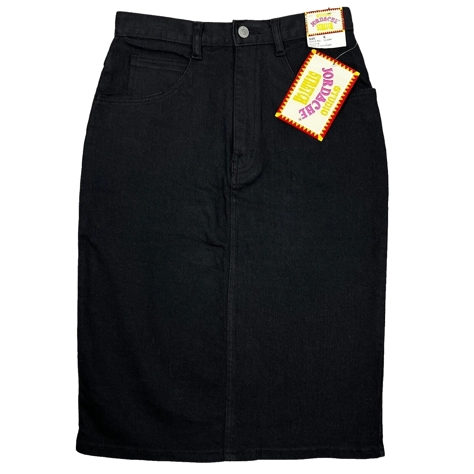 Jordache recto y lápiz faldas para mujer