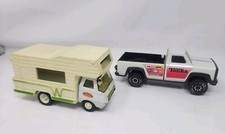 ORIGINAL Vintage 1970s Tonka Winnebago Camper Pickup Truck Metal