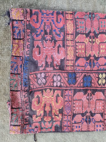 PALESTINIAN PALESTINE EMBROIDERY ANTIQUE TRADITIONAL ARAB FABRIC - Picture 5 of 12