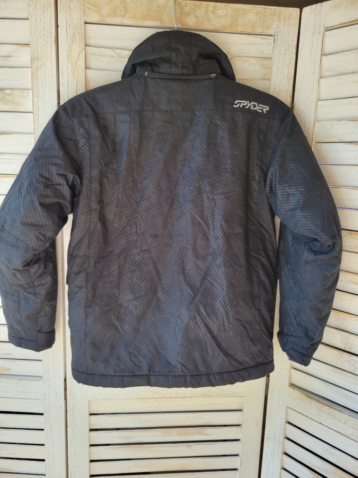 Spyder Women's Puffer Jacket Black Snow Ski Spylon XT Waterproof