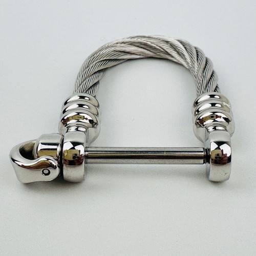 Philippe Charriol Stainless Steel Cable Keyring Keyholder With Box Used Mint - Picture 21 of 24