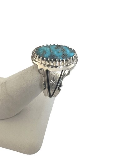 Vintage Fred Harvey Era Style NAVAJO Sterling Silver Turquoise