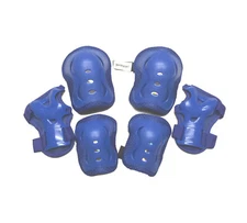 Fantasycart's Youth Cycling Roller Skating Knee Elbow Wrist Protective Pads Blue